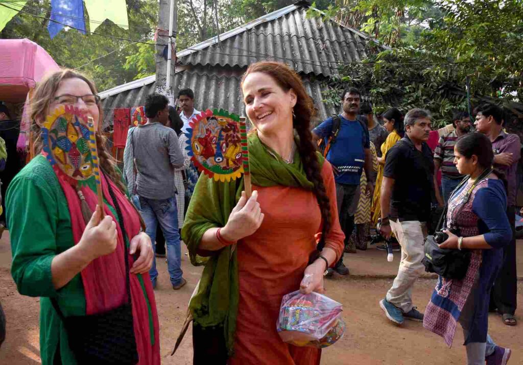 Joyous mood at the POT Maya  festival. Photo: Banglanatak dot com Joyous mood at the POT Maya festival. Photo: Banglanatak dot com