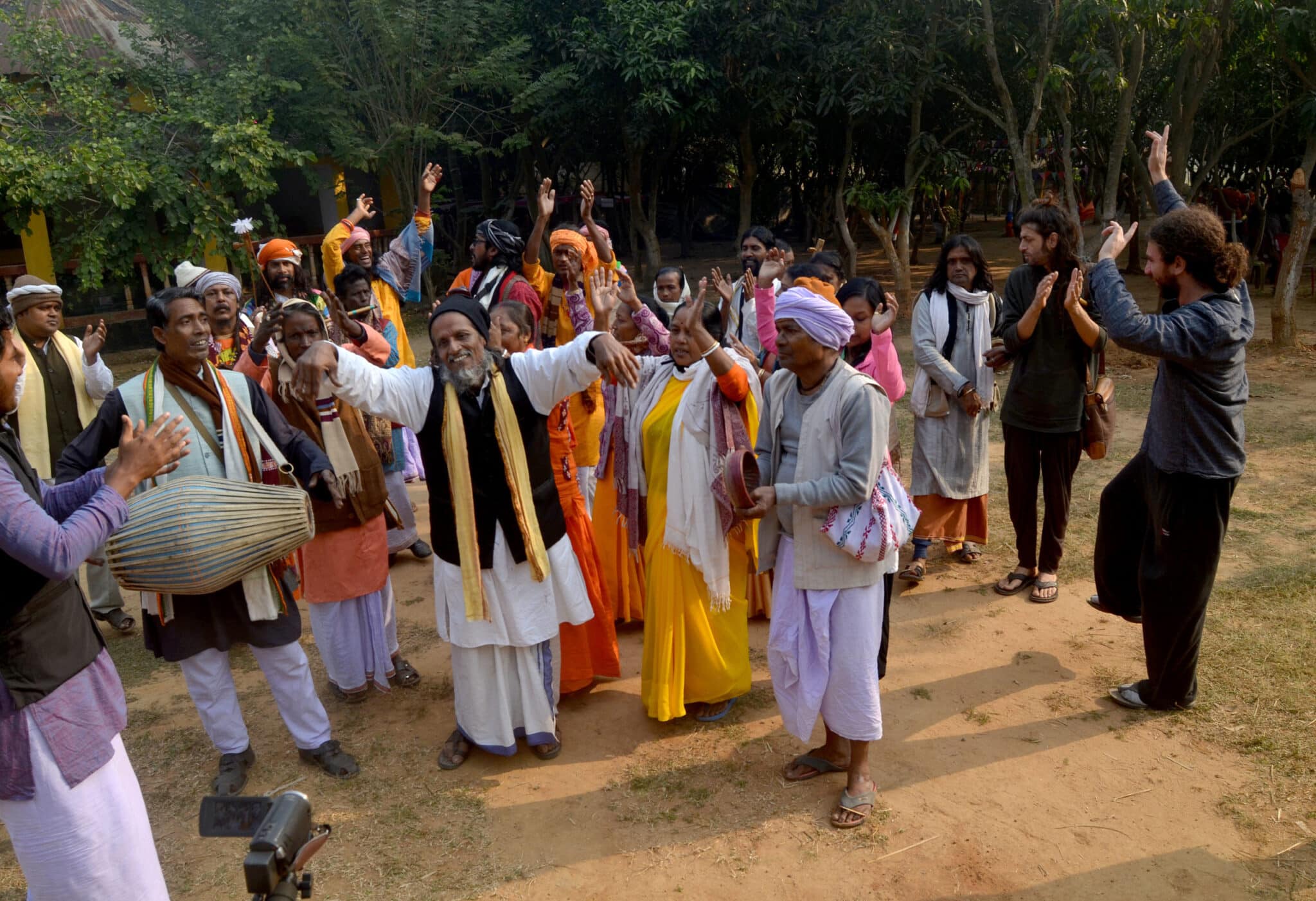 Happiness at Baul Fakiri Utsav. Photo: Banglanatak dot com Happiness at Baul Fakiri Utsav. Photo: Banglanatak dot com