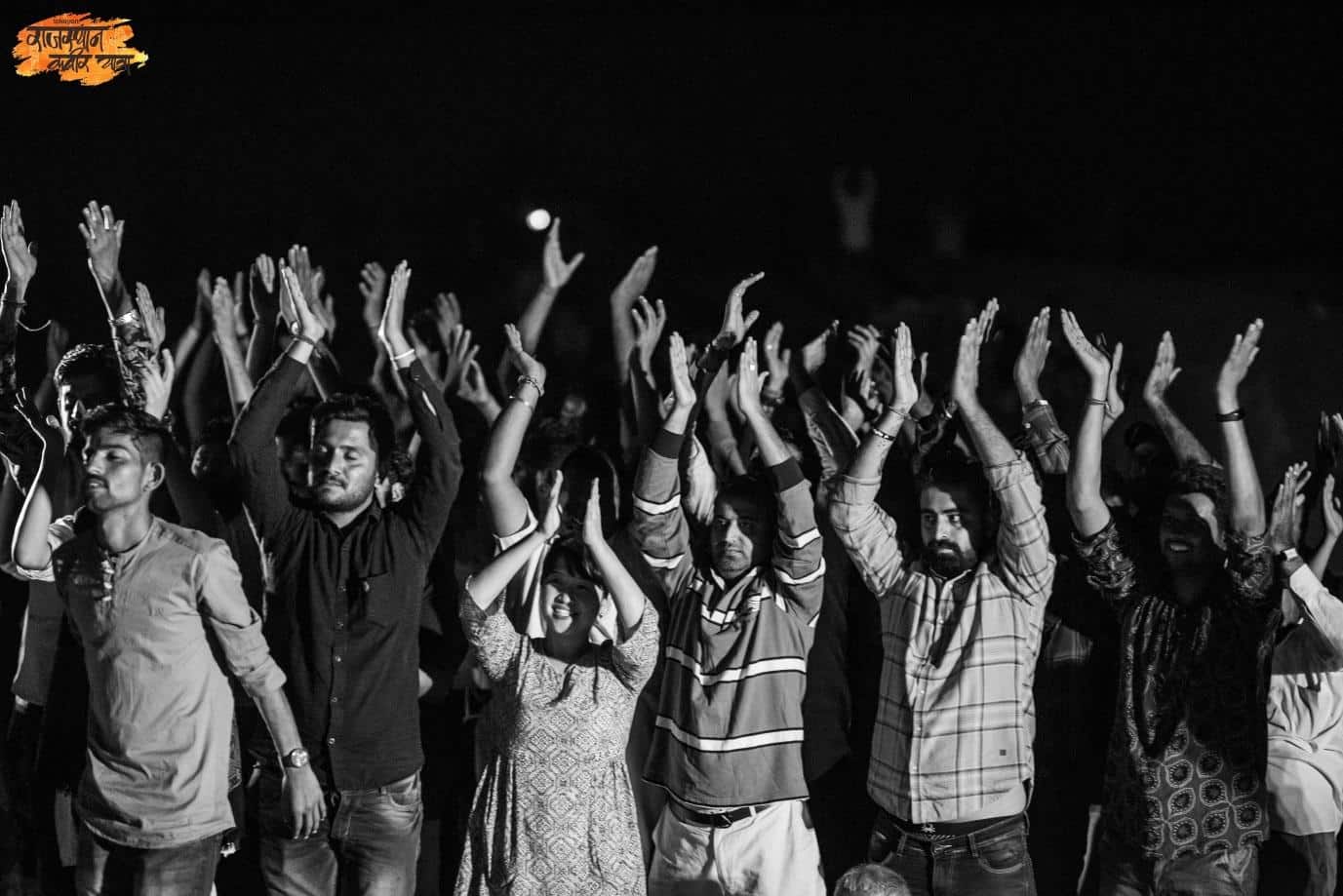 A glimpse from an event at Rajasthan Kabir Yatra 2018. Photo: Anchit Natha A glimpse from an event at Rajasthan Kabir Yatra 2018. Photo: Anchit Natha