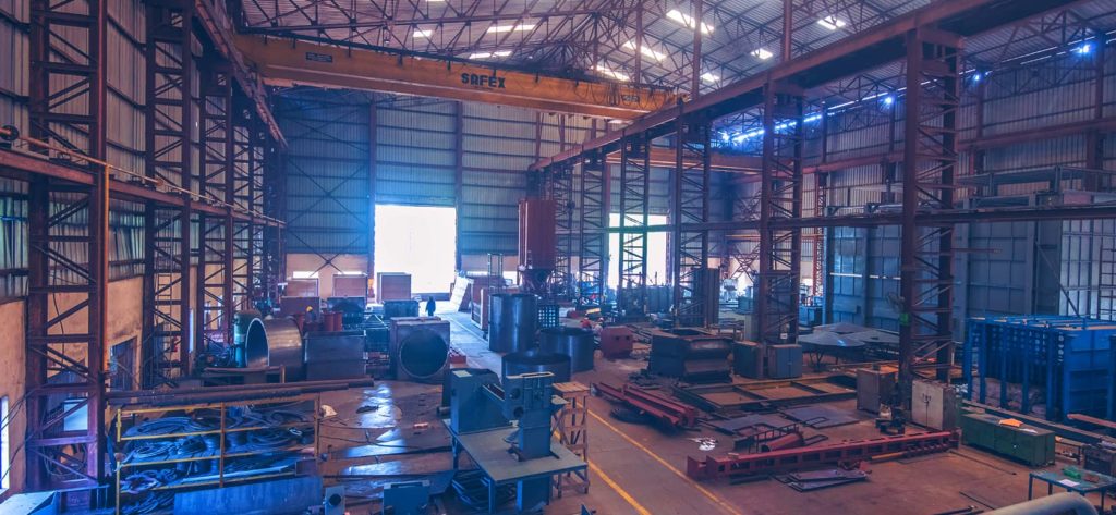 The Vishnoli units in Gujarat. Photo: Nesco The Vishnoli units in Gujarat. Photo: Nesco