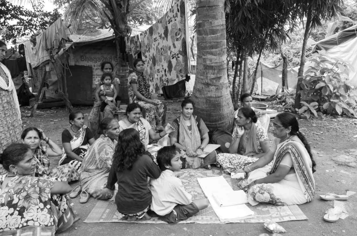 Our work. Photo: YUVA Our work. Photo: YUVA