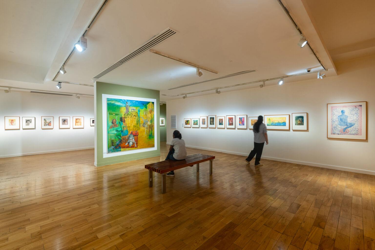 ‘Between Vows and Words— Anupam Sud’, an exhibition by the Kiran Nadar Museum of Art, Saket. ‘Between Vows and Words— Anupam Sud’, an exhibition by the Kiran Nadar Museum of Art, Saket.