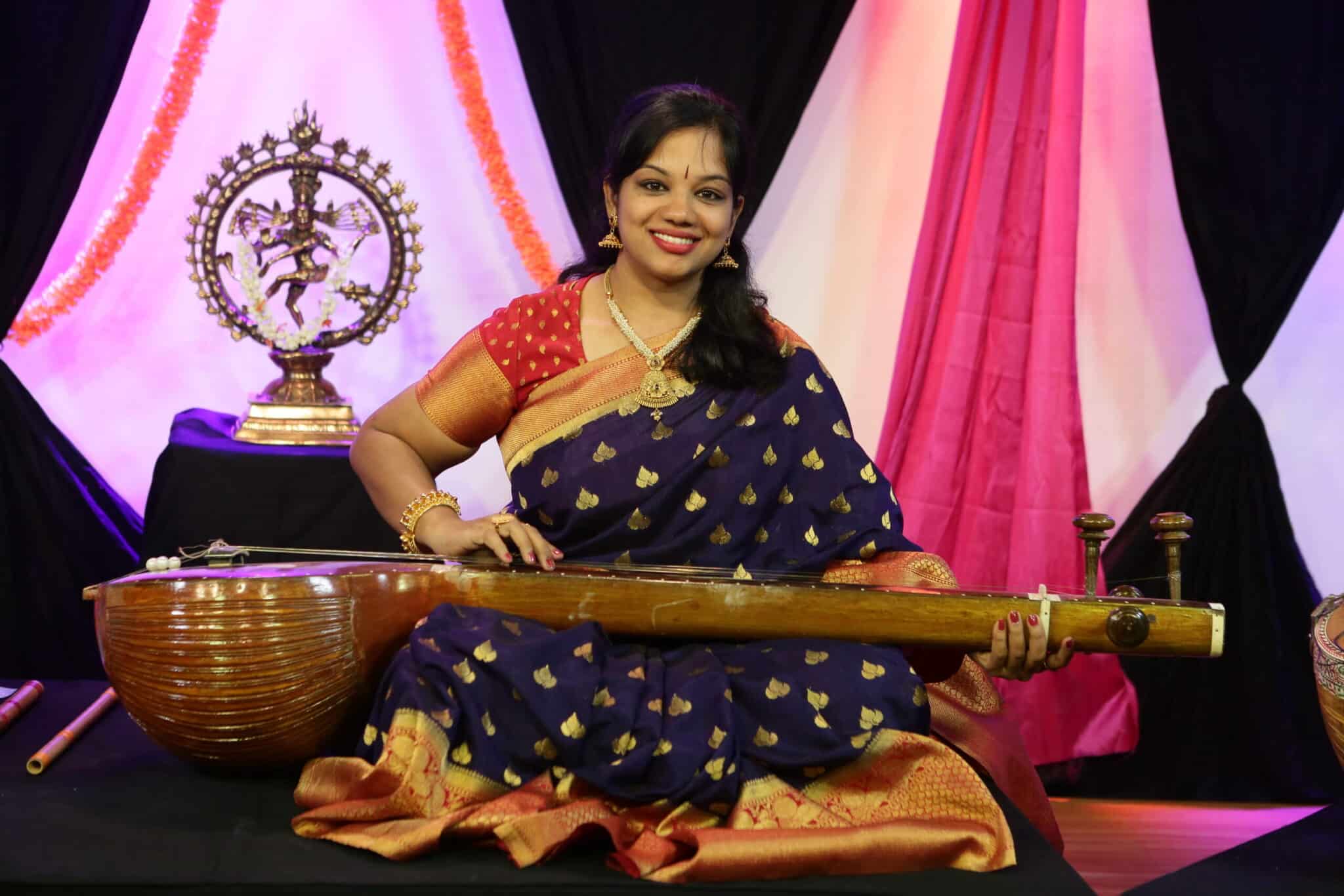 Karnatic classical vocalist Krithika Sreenivasan Karnatic classical vocalist Krithika Sreenivasan