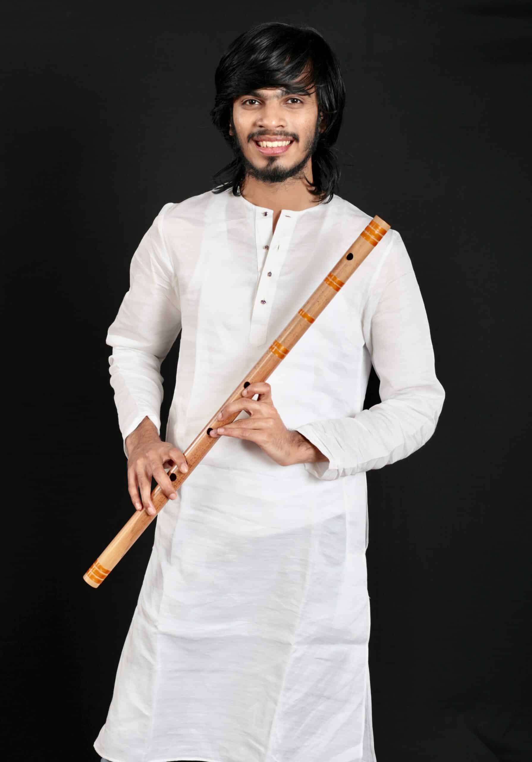 Hindustani classical flute player S. Akash Hindustani classical flute player S. Akash