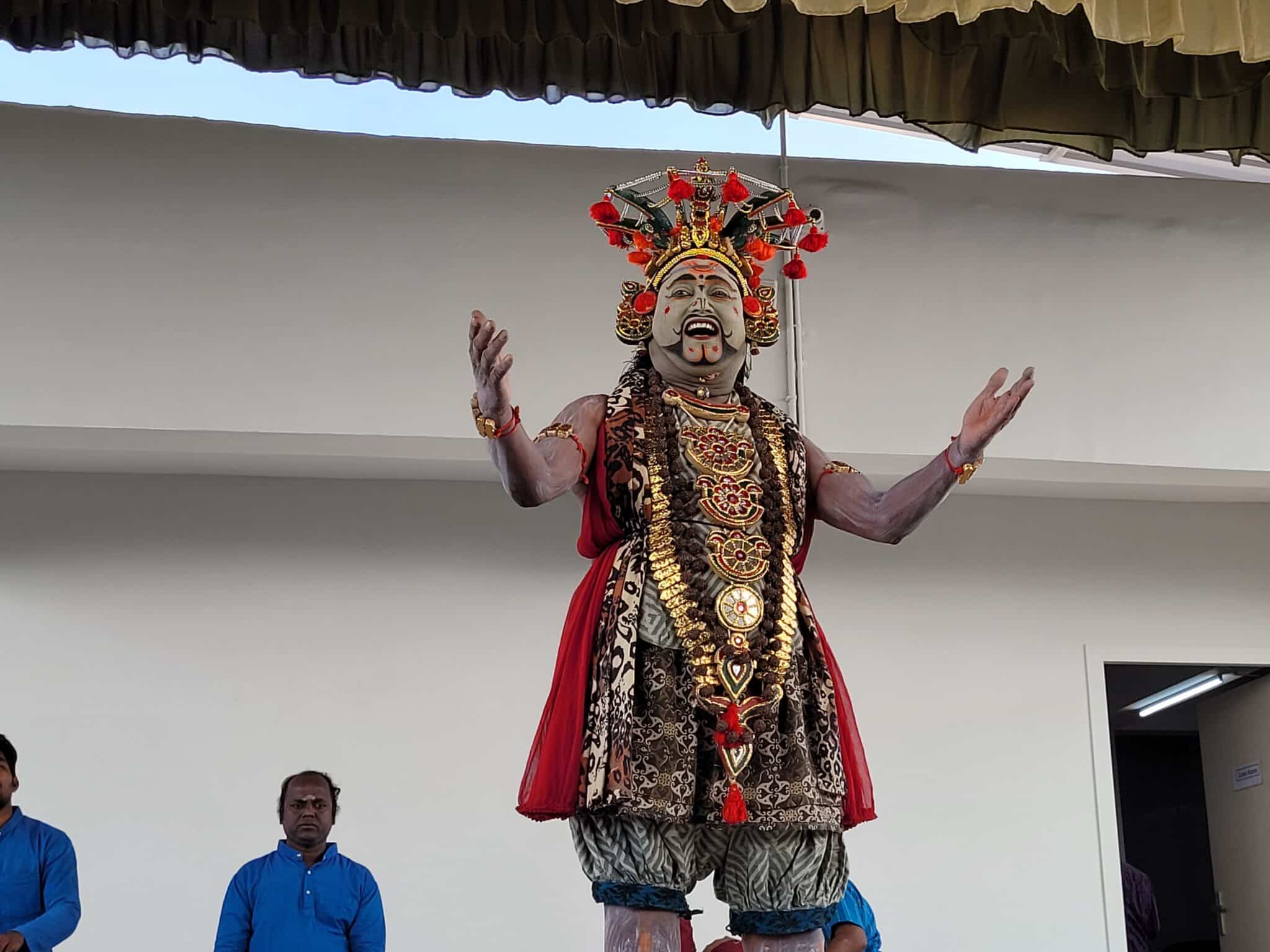 Performance by Kattaikuttu Sangam. Photo: Pickle Factory Performance by Kattaikuttu Sangam. Photo: Pickle Factory